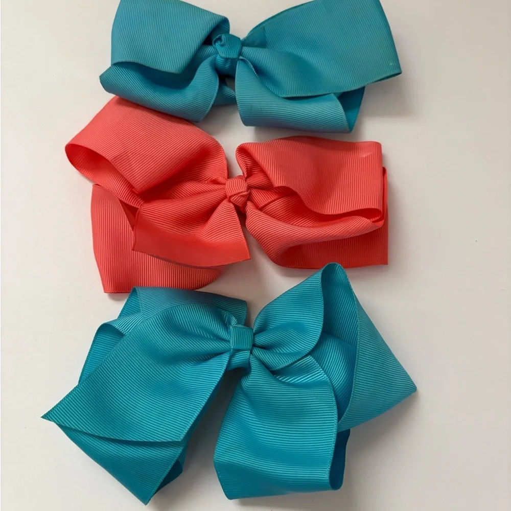 Colorful Kids Hair Bow Set